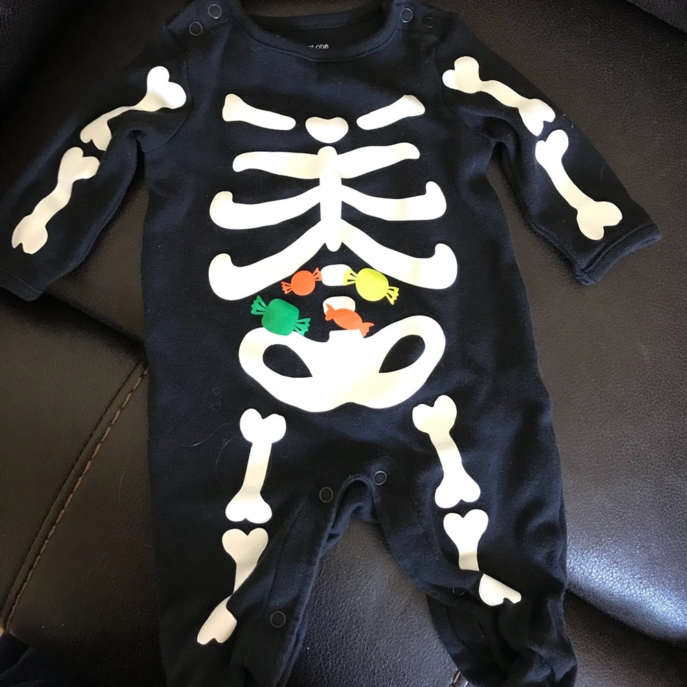 Baby skeleton Halloween costume